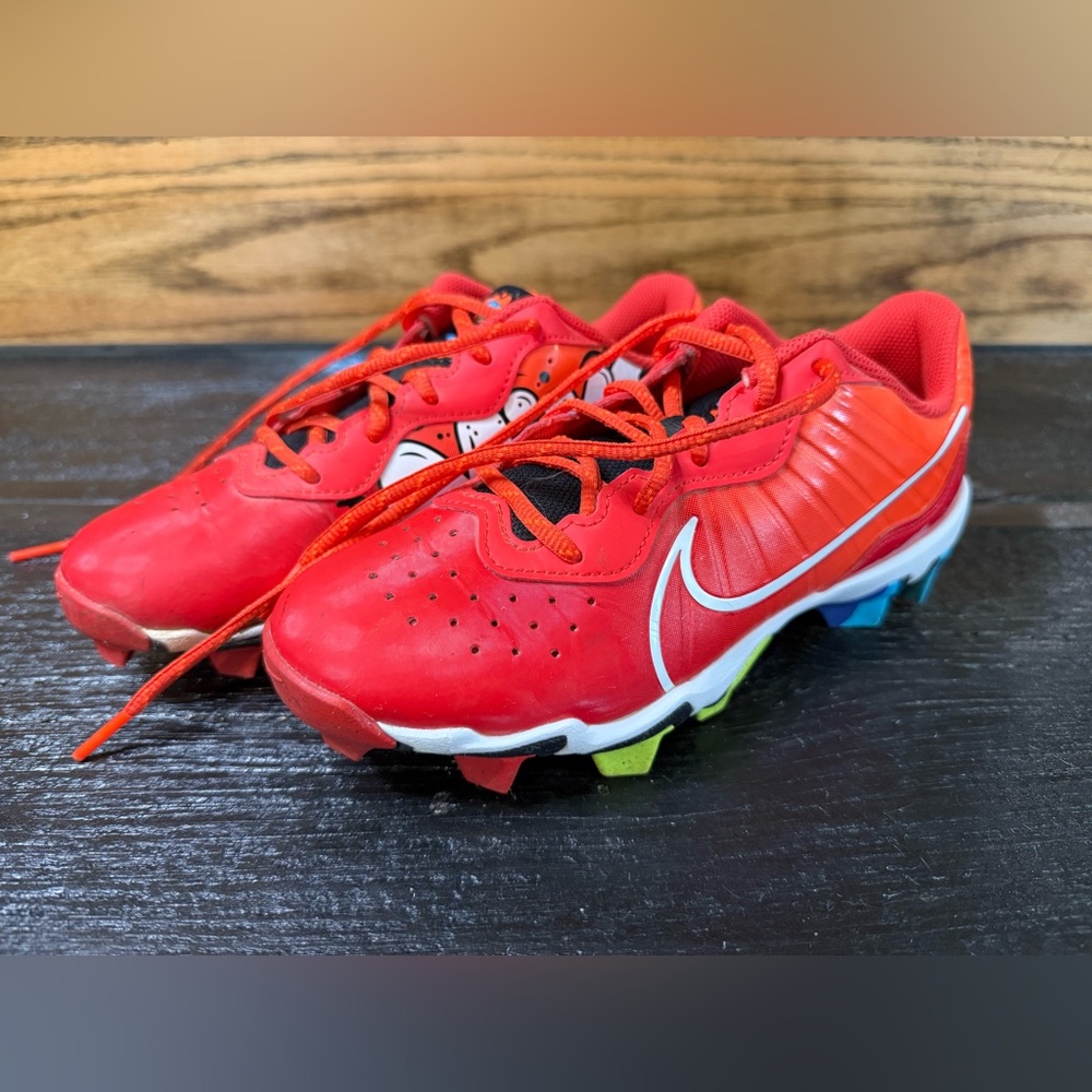 Nike Red and White Soccer Cleats